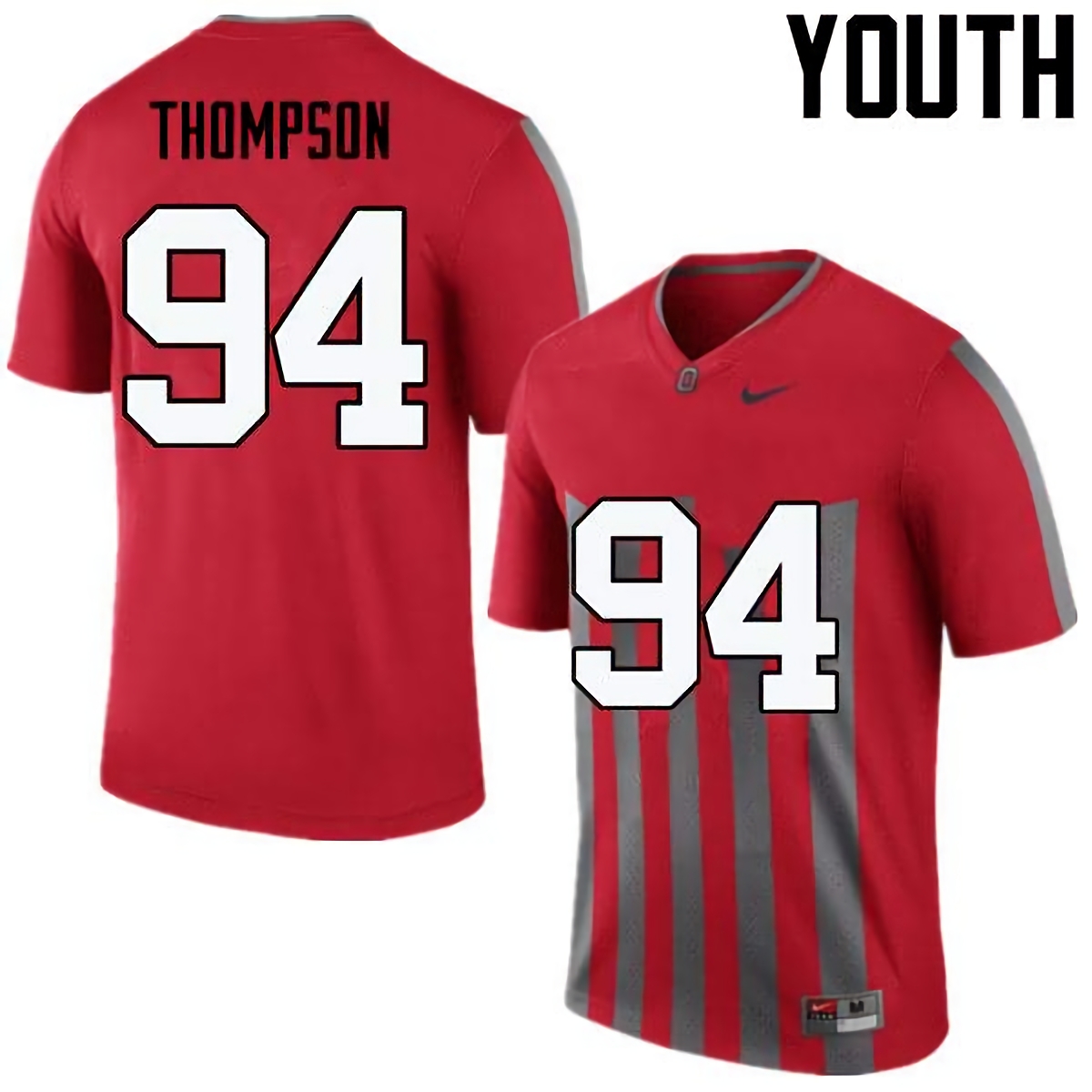 Dylan Thompson Ohio State Buckeyes Youth NCAA #94 Nike Throwback Red College Stitched Football Jersey BWK8756YL